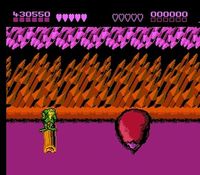 une photo d'Ã©cran de Battletoads sur Nintendo Nes
